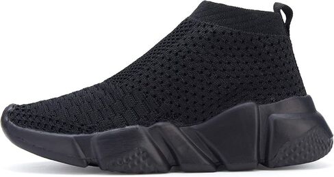 CHUI Boys Fashion Sneakers Girls Sock Shoes High Top Kids Slip-On Shoes… in Saudi Arabia