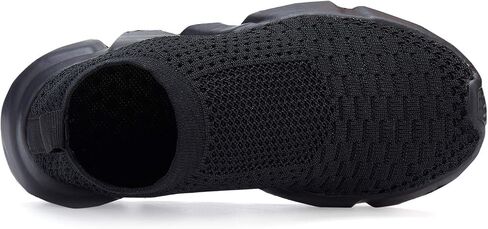CHUI Boys Fashion Sneakers Girls Sock Shoes High Top Kids Slip-On Shoes… in Saudi Arabia