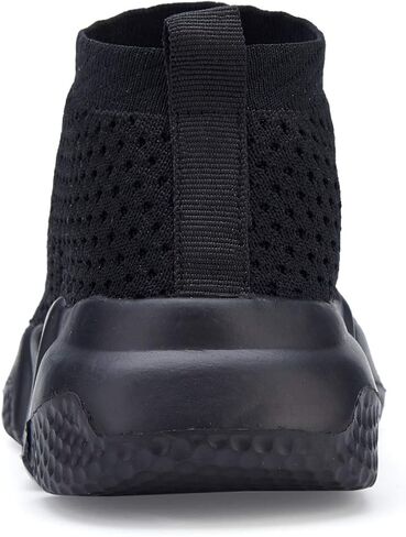 CHUI Boys Fashion Sneakers Girls Sock Shoes High Top Kids Slip-On Shoes… in Saudi Arabia