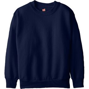 Hanes Boys' EcoSmart Sweatshirt, Cotton Crewneck Pullover, Kids' Fleece Sweatshirt in Saudi Arabia