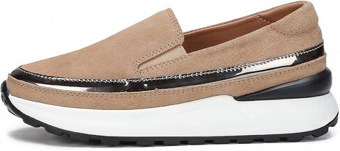 Ruiatoo Platform Shoes for Women Comfort Slip on Suede Moccasins Low Top Casual Wedge Loafers in Kuwait