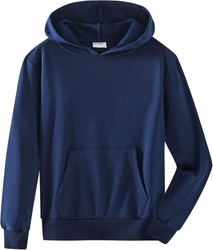 Spring&Gege Youth Solid Classic Hoodies Soft Hooded Pullover Sweatshirts for Children (3-14 Years) in Saudi Arabia