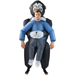 Bodysocks Fancy Dress Crazy Gorilla Inflatable Costume for Adults (One Size) in Saudi Arabia