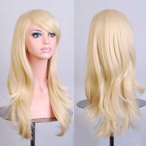 BERON Red Wig Long Straight Wig Red Wigs with Bangs Long Wig Straight Red Wig for Women Daily Wear or Party Wig Cap Include