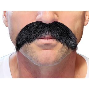 DIY Self Adhesive Fake Mustache Set Fake Beard Material Novelty Mustaches for Costume and Halloween Festival Party