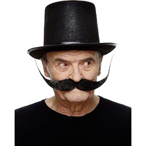 Mustaches Self Adhesive Large Dali Fake Mustache, Novelty, False Facial Hair, Costume Accessory for Adults, Black Color in Kuwait