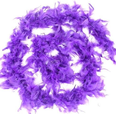 كوسيكا 6 قطع من بوا الريش الملونة بطول 6.5 قدم للنساء والفتيات لتزيين الحفلات التنكرية بالجملة، 6 قطع, 6 قطع in Kuwait