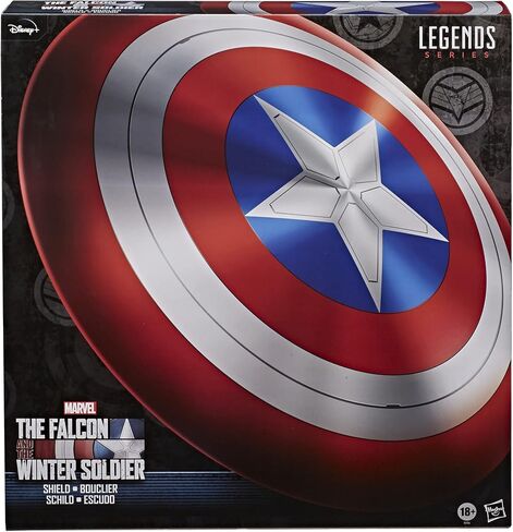 Marvel Avengers Legends Series Falcon and Winter Soldier Captain America Premium Role Play Shield Adult Fan Costume/Collectible Large in Saudi Arabia