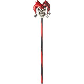 California Costumes Psycho Jester Black and White Cane