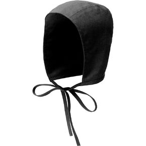 KUOIN Medieval Coif Cap Women's Victorian Hat Colonial Cosplay Headwear