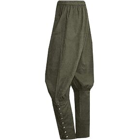 Mens Medieval Ankle Pants Viking Pirate Renaissance Costume Lace Up Tapered Banded Navigator Casual Trousers