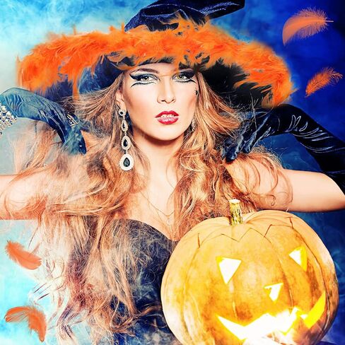 QUEFE 10 قطعة 6.6 قدم من الريش الملون للنساء والفتيات فستان مُصمم حسب الطلب لتزيين الحفلات بالجملة in Kuwait