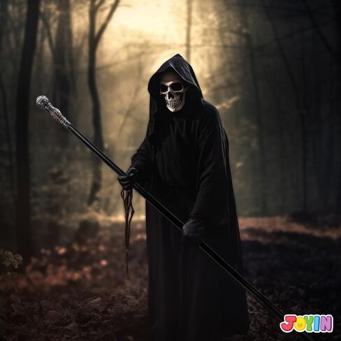 إبداعات Spooktacular الفضية عصا دعامة عصا المشي للبالغين والأطفال ملحقات أزياء الهالوين، مصاصي الدماء وحفلات اللعب التظاهري in Saudi Arabia