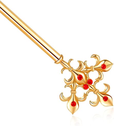 HAIQILIN Queen Scepter Wand Costume Sceptor for Party in Saudi Arabia