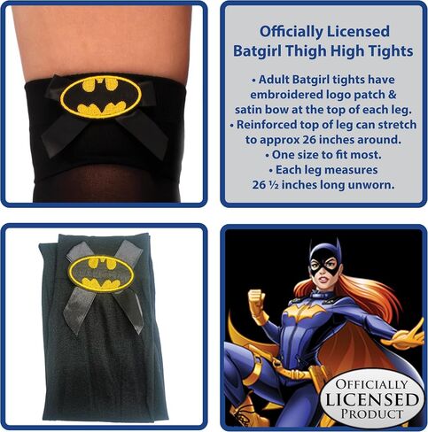 أزياء Rubie's Co للسيدات Dc Superheroes Batgirl الفخذ Highs - Dc Superheroes One Size in Saudi Arabia