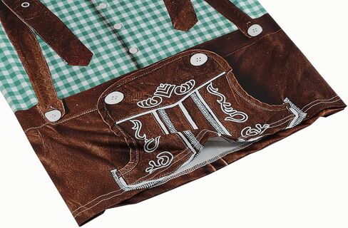 GRAJTCIN Men's Bavarian Oktoberfest Costume Short Sleeve T-Shirt in Kuwait