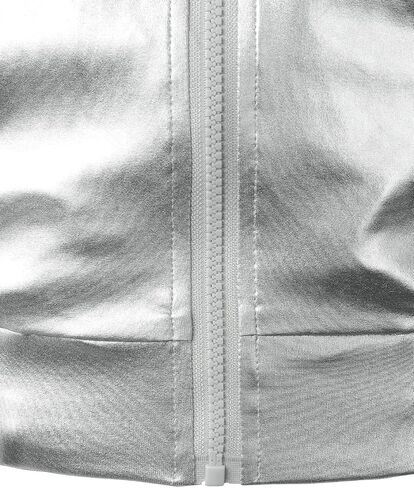 JOGAL Men's Metallic Silver Jacket Gold 70's Disco Costume in Saudi Arabia