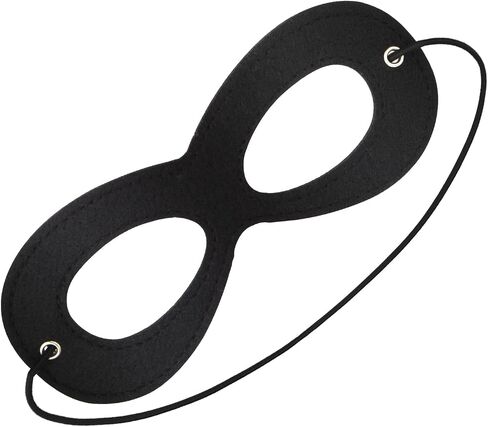 FUNDUODUO AIMIKE Superhero Mask, Black Eye Mask Costume Soft Felt Mask, Halloween Half Mask Adjustable, Party Favors for Kids in Saudi Arabia