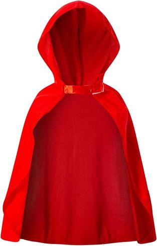 Yruiz Baby Girls' Little Red Riding Hood Costume 3PCS Halloween Christmas Skirt Set with Cloak in Kuwait