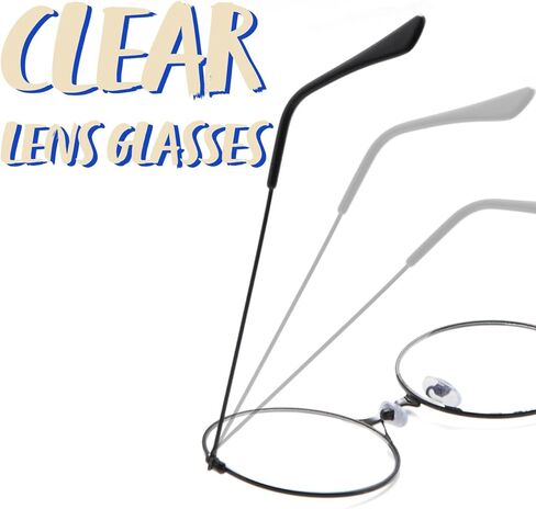 Spooktacular Creations Halloween Wizard Glasses كبار السن من الرجال ذوي السلك الدائري إكسسوارات النظارات للرجال والنساء في الهالوين، دعائم أزياء الهالوين in Kuwait