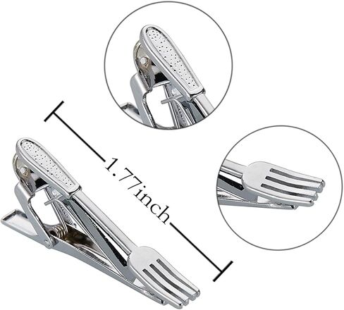 EvmAsaLQ 8Pcs Men's Short Tie Clips for Men，Black,Gold, Silver, Tie Clips are Beautiful Gift for Father Husband Brothers, Tie Bars for Men Suitable for Wedding Birthday Business and Holiday Parties in Kuwait