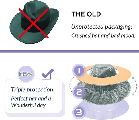 KUJUHA Fedora Hats for Mens/Womens Felt FedoraHats Two Tone Wide Brim Fedora Hats Rancher Hat in Kuwait