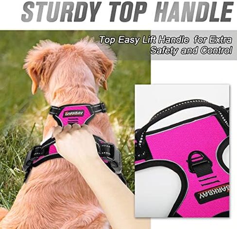 BARKBAY Dog Harness No Pull for Large Dogs Front Back Clips,Dog Vest in Saudi Arabia