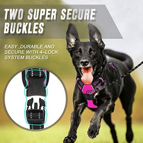 BARKBAY Dog Harness No Pull for Large Dogs Front Back Clips,Dog Vest in Saudi Arabia