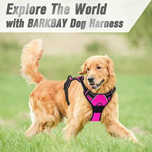 BARKBAY Dog Harness No Pull for Large Dogs Front Back Clips,Dog Vest in Saudi Arabia