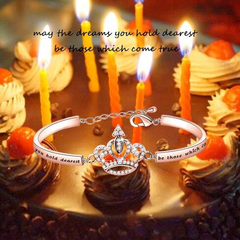 LQRI Quinceanera هدية حلوة 15 هدية الأميرة تاج سوار قد تكون الأحلام التي تحملها أعز تلك هدية عيد الميلاد الخامس عشر in Kuwait