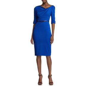 Black Halo Women's 3/4 Sleeve Jackie O Dress