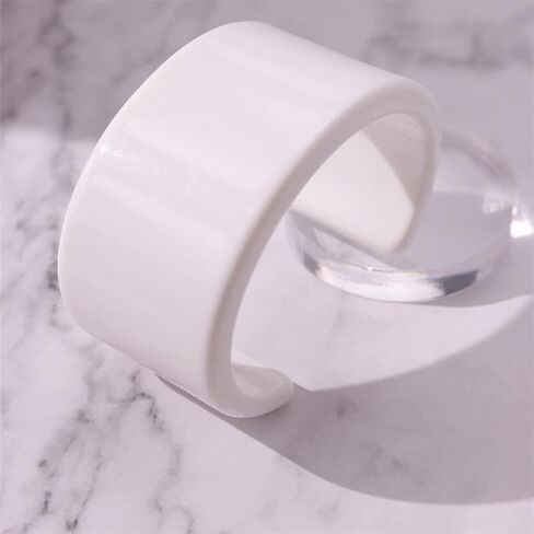 Fuqimanman2020 Acrylic Open Cuff Bangle Colorful Simple Geometric Transparent Resin Bracelet Jewelry in Saudi Arabia