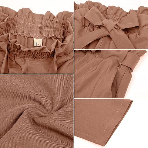 GRACE KARIN Women's Paper Bag Waist Pants Slim Fit Casual Office Pencil Pants in Kuwait