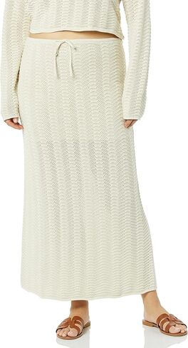 تنورة ماكسي ماكايلا كروشيه للسيدات من The Drop in Kuwait