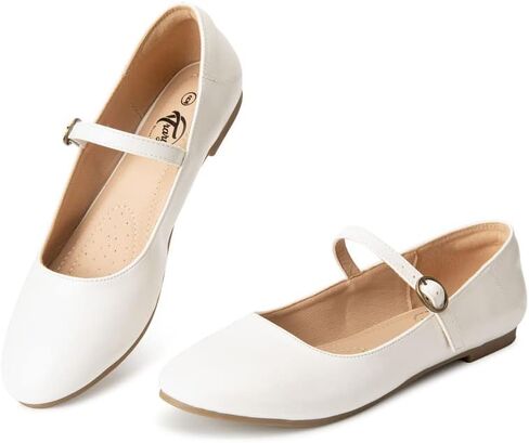 Trary Mary Jane Ballet Flats, Black Flats for Women, Ankle Strap Dressy Comfortable Flats in Saudi Arabia