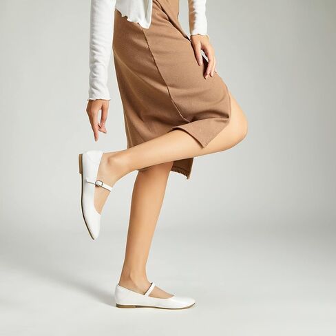 Trary Mary Jane Ballet Flats, Black Flats for Women, Ankle Strap Dressy Comfortable Flats in Saudi Arabia