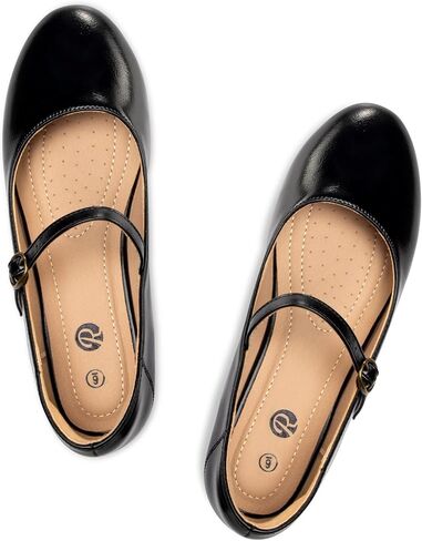 Rekayla Flats for Women Mary Jane Shoes Women Round Toe Ballet Flats with Buckle Strap Comfortable Dress Shoes for Work Casual Daily Wear in Saudi Arabia