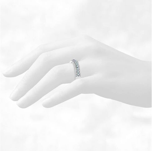 JewelryGift اختر اللون الخاص بك من الأحجار الكريمة خاتم الخلود 925 من الفضة الاسترليني شقرا الشفاء جوهرة الميلاد سوليتير خواتم الخطبة هدية لحفلات الزفاف أو الذكرى السنوية للنساء والفتيات مقاس الولايات المتحدة من 4 إلى 13 in Kuwait