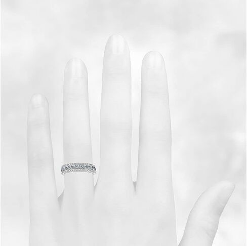 JewelryGift اختر اللون الخاص بك من الأحجار الكريمة خاتم الخلود 925 من الفضة الاسترليني شقرا الشفاء جوهرة الميلاد سوليتير خواتم الخطبة هدية لحفلات الزفاف أو الذكرى السنوية للنساء والفتيات مقاس الولايات المتحدة من 4 إلى 13 in Kuwait