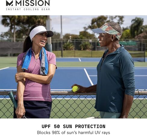 MISSION Cooling Stretchy Visor - Unisex Visor Hat for Men and Women, No Slip Band, UPF 50 Sun Protection Visor in Saudi Arabia