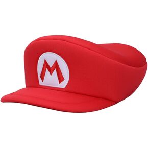 Super Mario Bros Embroidered Mario M Patch Men's Red Beret Cap in Kuwait