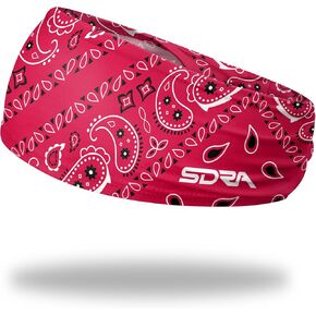 عصابة رأس Suddora Paisley Print Bandana، باندانا متعددة الرياضات بنمط بوهو للاستخدام الداخلي والخارجي، قماش مسامي وغير قابل للانزلاق، إكسسوار رأس للجنسين لراكبي الدراجات، الهالوين