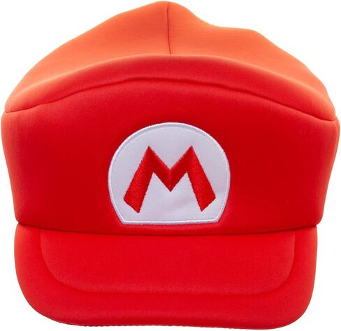 Super Mario Bros Embroidered Mario M Patch Men's Red Beret Cap in Kuwait