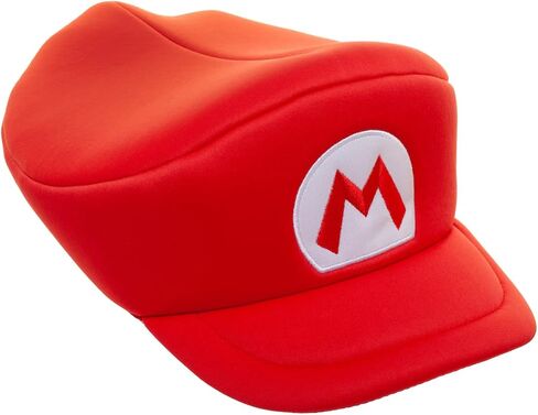 Super Mario Bros Embroidered Mario M Patch Men's Red Beret Cap in Kuwait