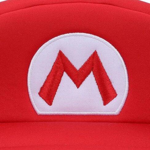 Super Mario Bros Embroidered Mario M Patch Men's Red Beret Cap in Kuwait