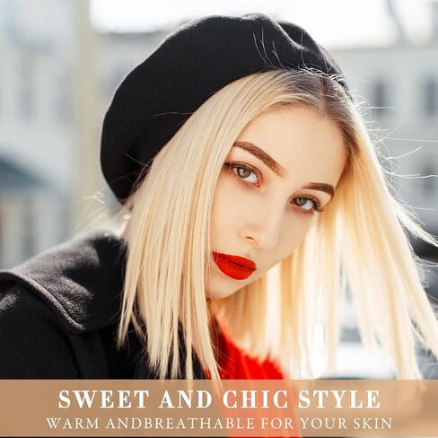 15 Pieces Women Wool Beret Hat Wool French Beret Hat Artist Beret Cap Winter Solid Color Hat for Women Girls (Elegant Color) in Saudi Arabia