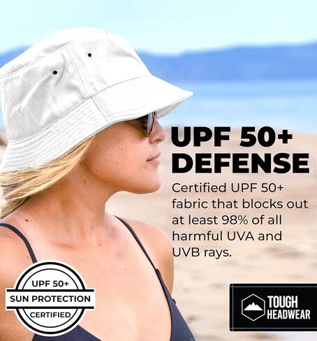 Summer Bucket Hat for Women - Fisherman Hat - Beach Bucket Hats for Men - Women's Summer Hat - Bucket Sun Hats for Protection in Kuwait