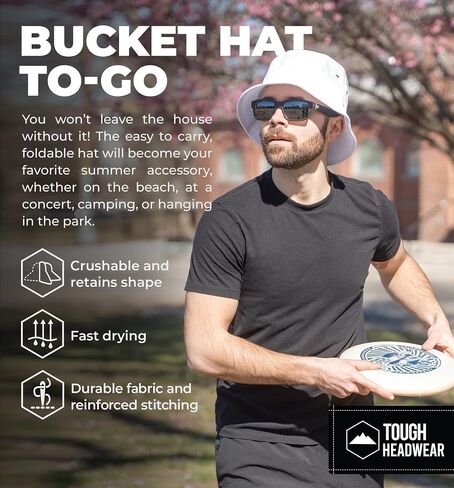 Summer Bucket Hat for Women - Fisherman Hat - Beach Bucket Hats for Men - Women's Summer Hat - Bucket Sun Hats for Protection in Kuwait