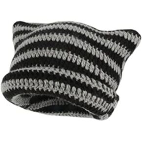 Crochet Hats for Women Cat Beanie Vintage Beanies Women Fox Hat Grunge Accessories Slouchy Beanies for Women in Kuwait