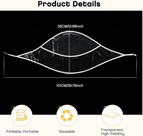 Bulk 24 Pieces Women's Rain Bonnet Rain Cap with Visor Clear Waterproof Rain Scarf Plastic Rain Hats for Women Lady Rain Wear in Kuwait